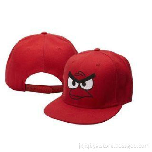 Red / Black Embroidery Childrens Baseball Caps , Cartoon An